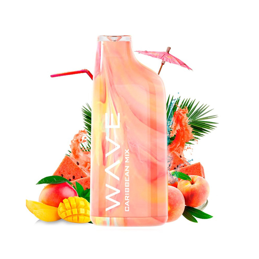 POD BUD VAPE WAVE CARIBBEAN MIX 800P-20MG