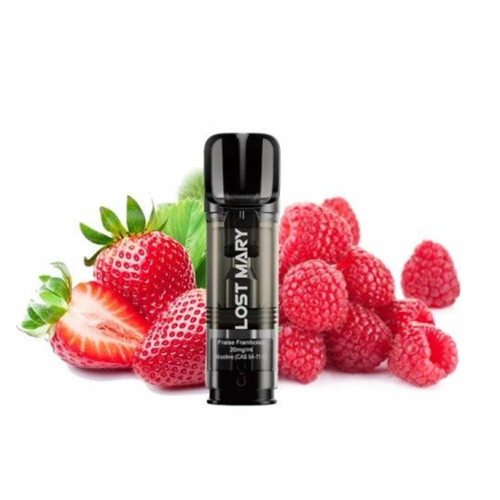 CARTUCHO PRECARGADO LOST MARY TAPPO STRAWBERRY RASPBERRY