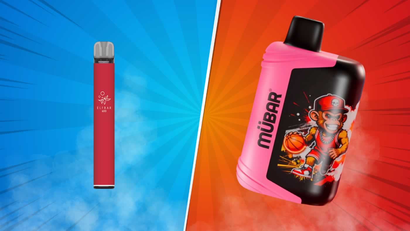 Sistema de cartuchos precargados y vaper desechable compacto comparados